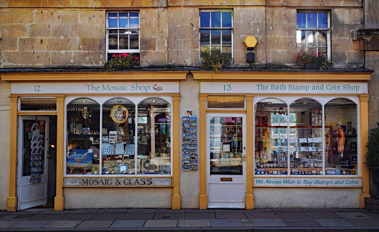 Winkels in Bath online puzzel