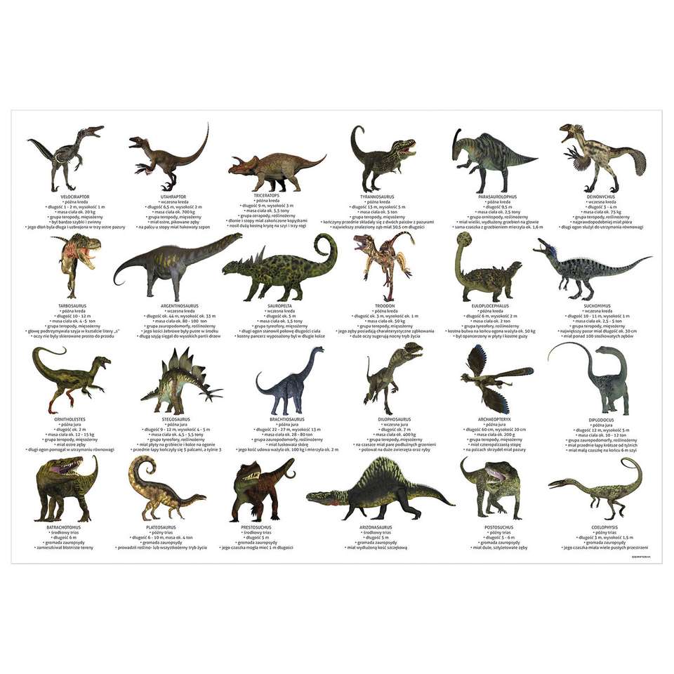 Dinossauros. puzzle online
