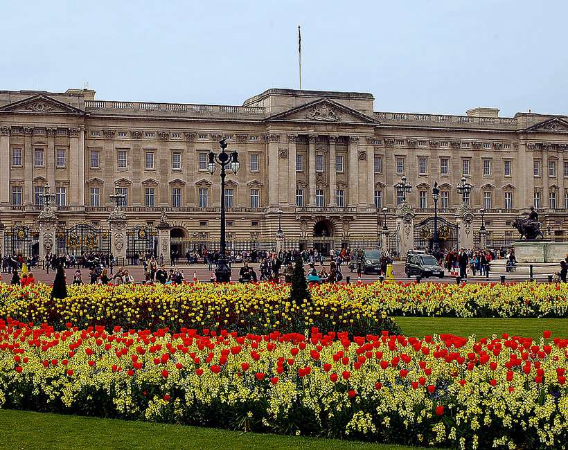Buckingham- residenset för brittiska monarker Pussel online