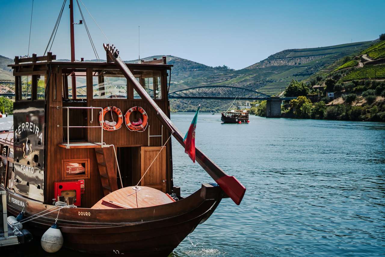 Douro csónakok víz kirakós online