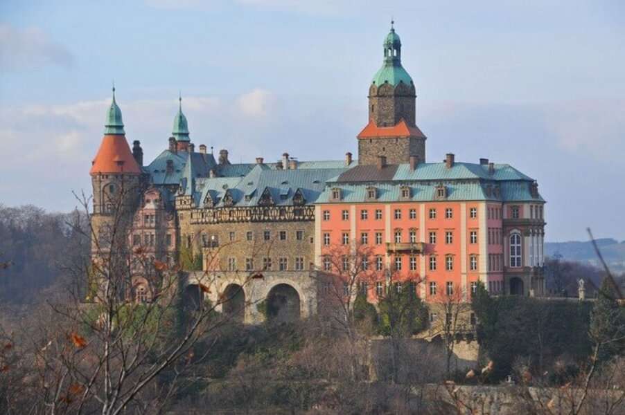 Schloss Xenge in Walbrzych Polen #4 Online-Puzzle