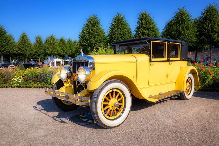 Retro Ford auto jaar 1927 online puzzel