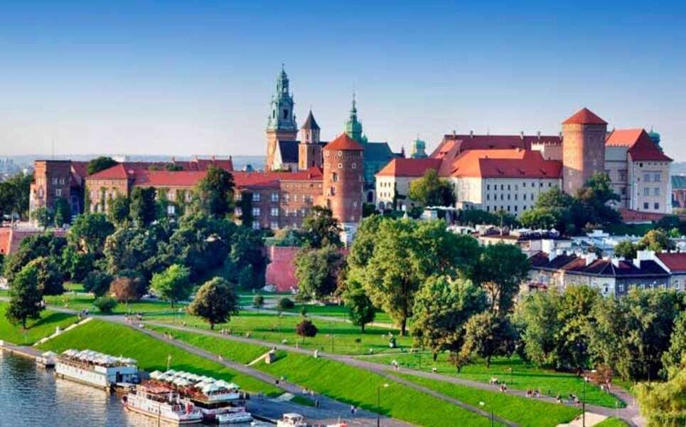 Ansicht von Krakau in Polen #6 Online-Puzzle