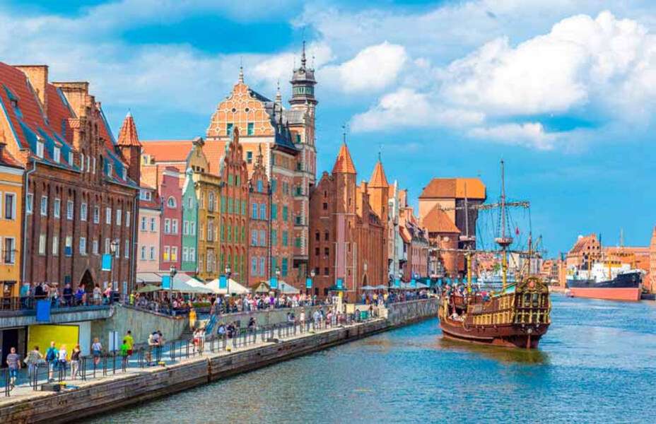 Град Гданкс в Полша №7 онлайн пъзел