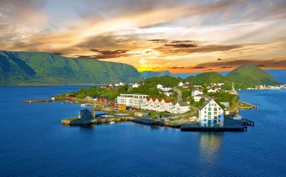 Bela vista da Noruega #1 puzzle online