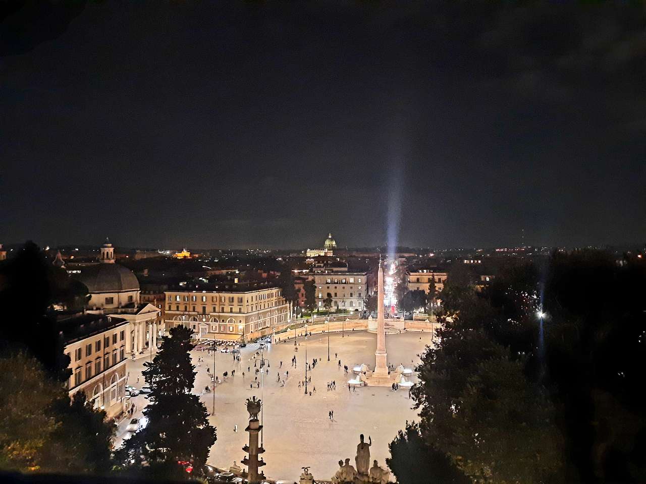 Рим през нощта онлайн пъзел