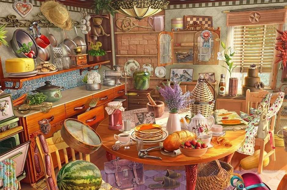 cozinha de fazenda puzzle online