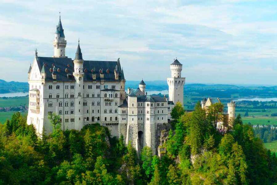 Castillo de Neuschwanstein en Alemania #8 rompecabezas en línea