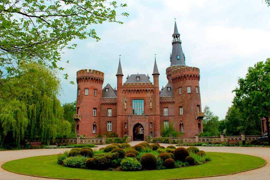 Замъкът Мойланд в Германия № 9 онлайн пъзел