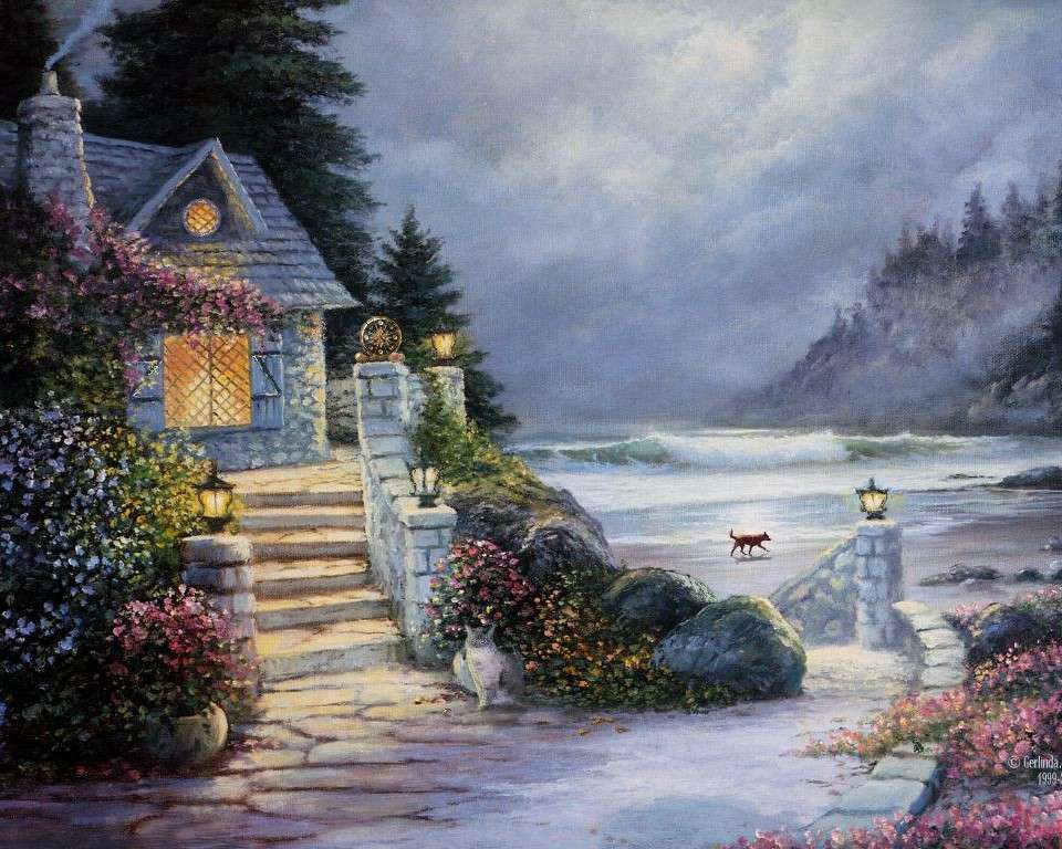 Cottage by the sea online puzzle