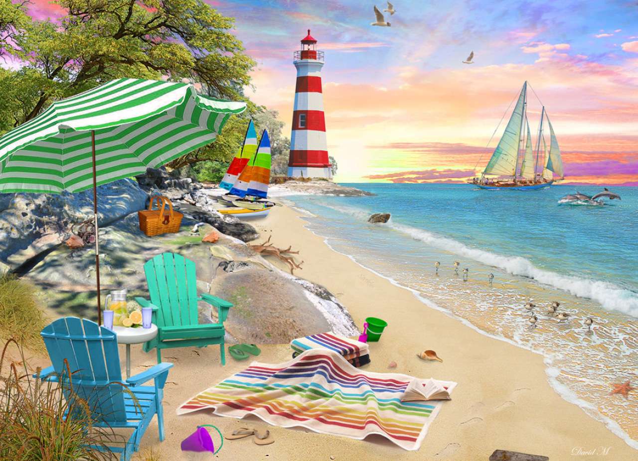 Seaside landscape. jigsaw puzzle online