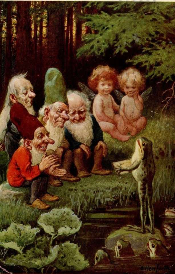 goblinok gyülekezése a tóban kirakós online