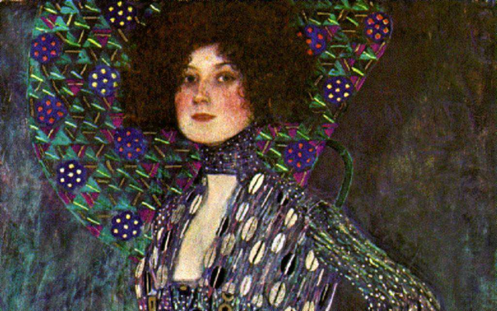 Klimt: Portret puzzle online