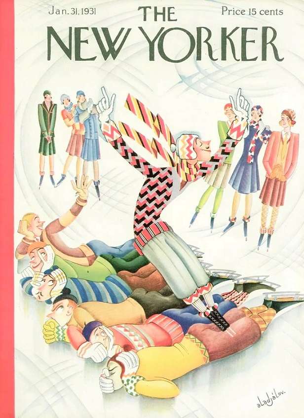 Bruslení, skok do dálky: The New-Yorker - 1931 online puzzle
