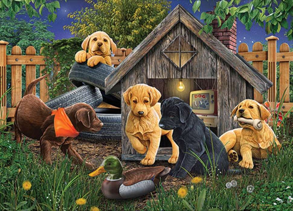 casinha de cachorro puzzle online