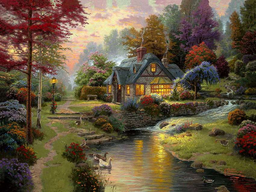 COUNTRY STREAM jigsaw puzzle online