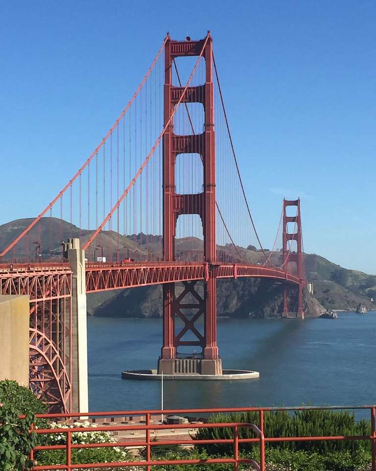 Golden Gate bridge pussel på nätet