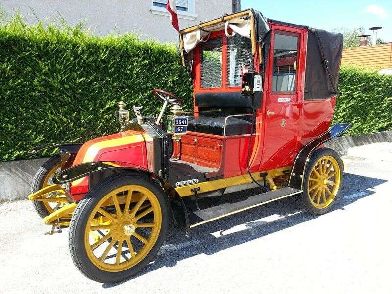 Автомобил Renault Type AG Marne Taxi 1908г онлайн пъзел