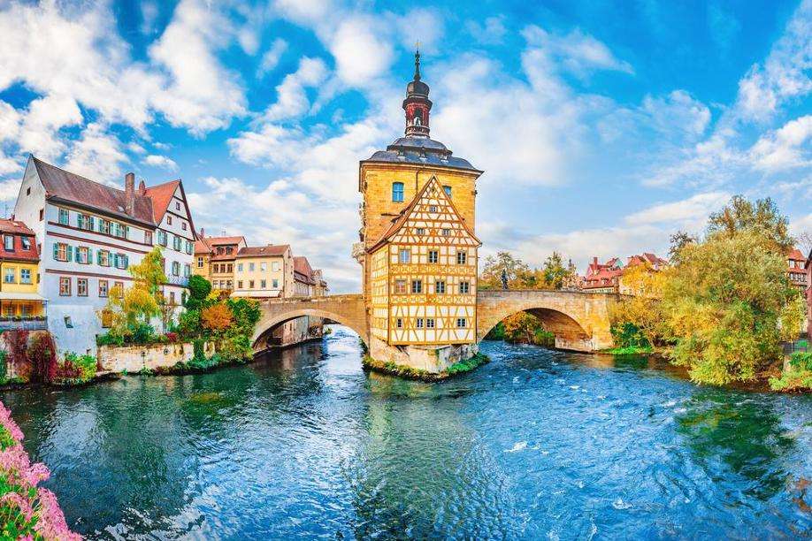 Bamberg, altes Rathaus Online-Puzzle