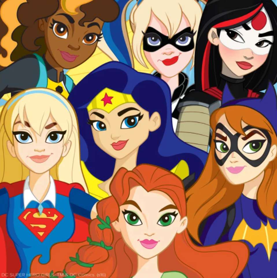 DC Superhero Girls Génération 1 : jeu de réflexion puzzle en ligne