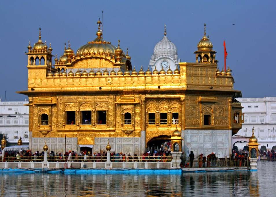Золотий храм в Індії пазл онлайн