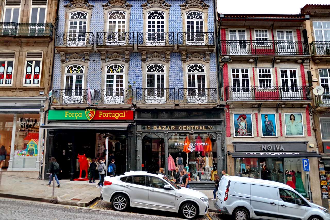 Typische huizen in Porto online puzzel