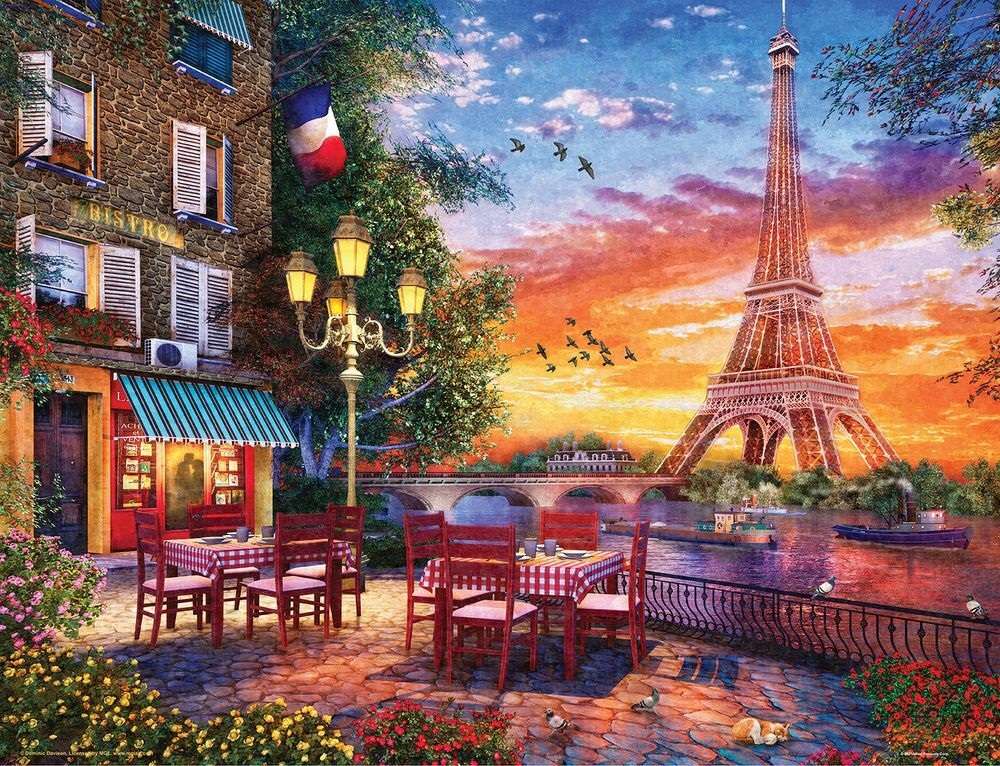 Paris romantique. puzzle en ligne