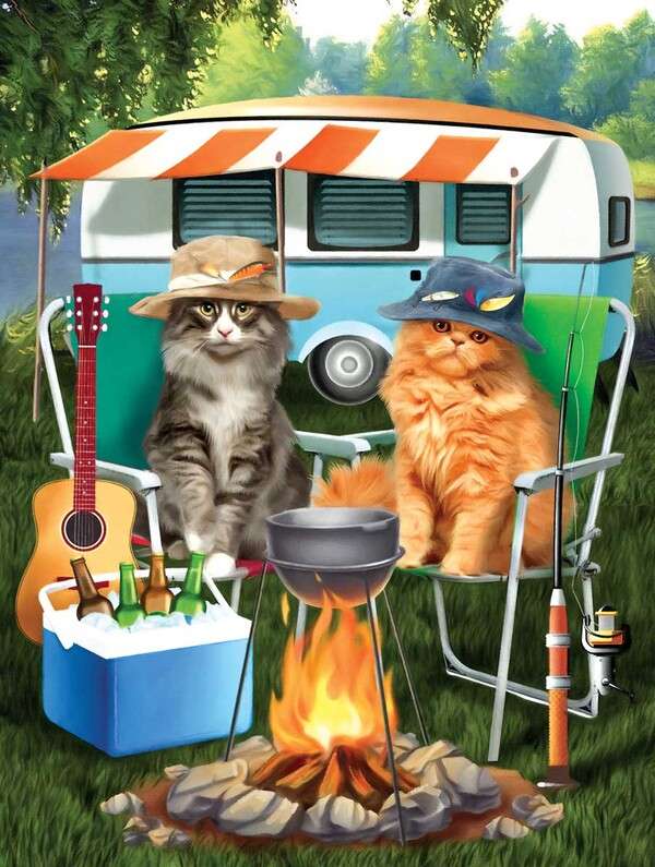 Camping Kitties #71 online puzzle