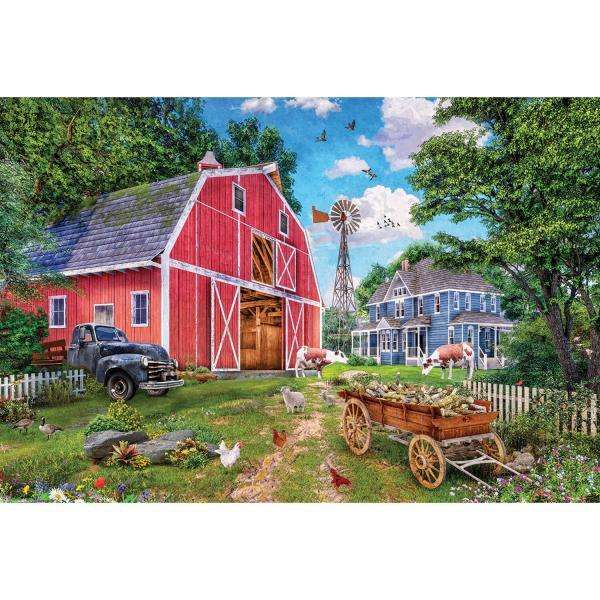 bela fazenda com casa puzzle online