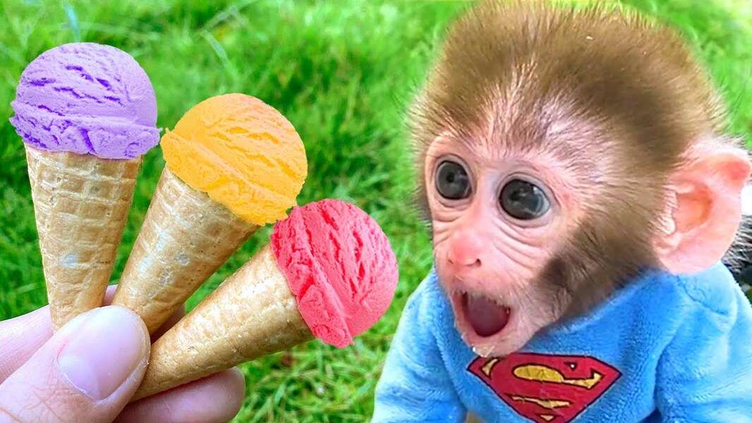 Симпатичная обезьянка Биби №140 онлайн-пазл