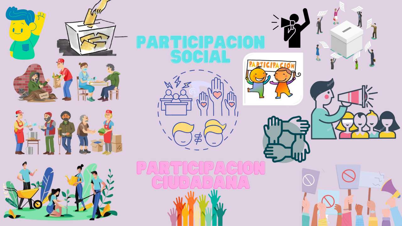 Participation sociale et citoyenne puzzle en ligne