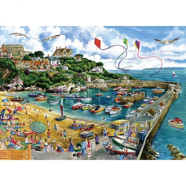 Sea View at Newquay Harbor #62 jigsaw puzzle online