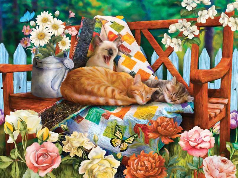 Pisicuțe adormite #76 jigsaw puzzle online