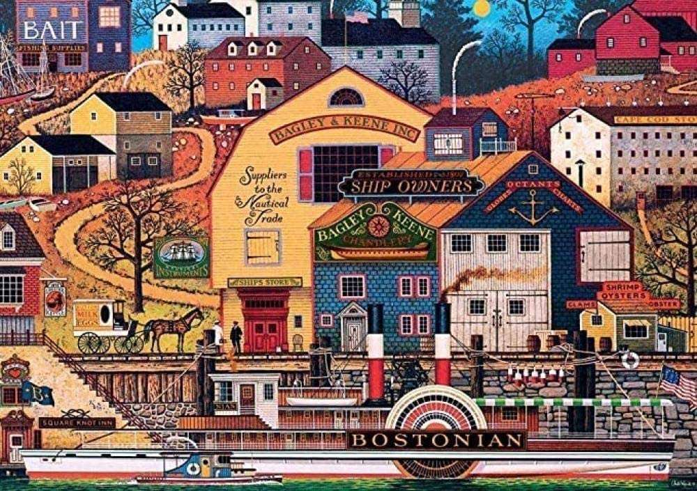 Бостонецът се прибра на пристана онлайн пъзел