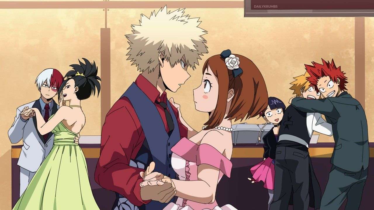 katsuki och ochaco dans pussel på nätet