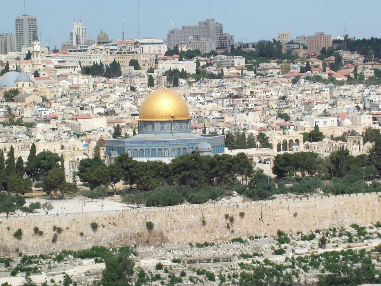 Елеонската планина в Йерусалим онлайн пъзел
