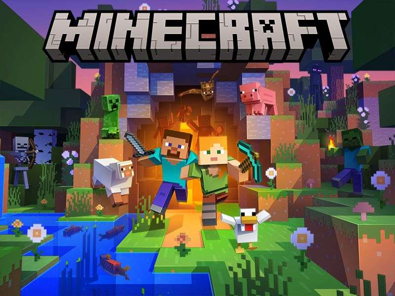 minecraft spel Pussel online