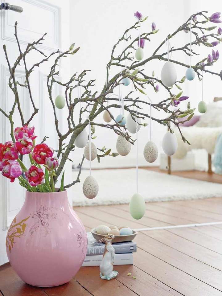 Eggs hanging on twigs online puzzle