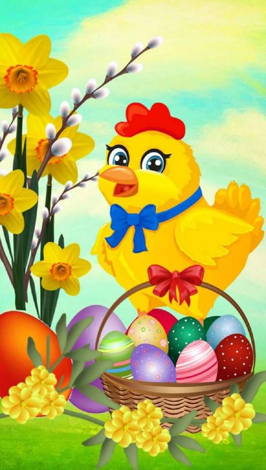 Pollo di Pasqua. puzzle online