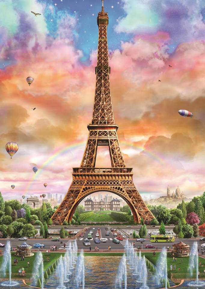 Eiffelova věž. skládačky online