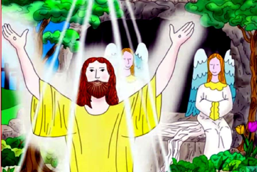 Jesús resucita rompecabezas en línea