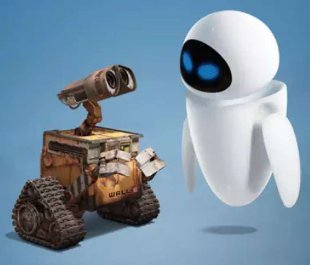 WALL-E + EVE онлайн пъзел