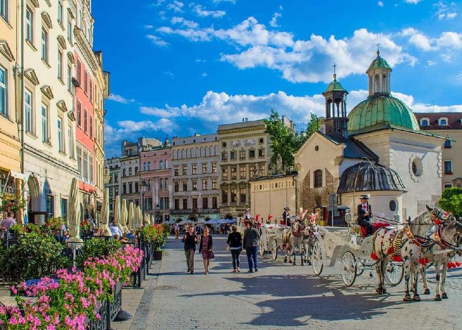 Krakow attractions jigsaw puzzle online