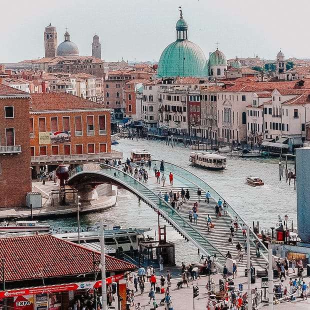 Венеция и известният мост онлайн пъзел