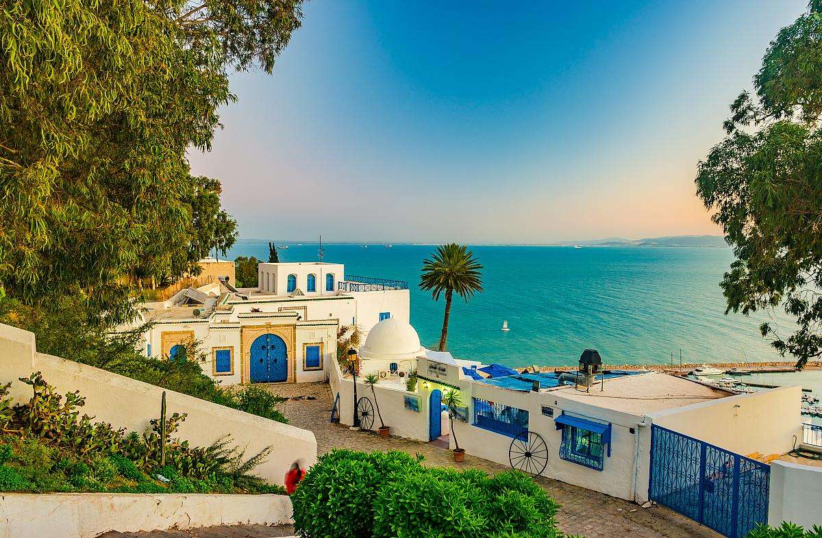 Tunísia na África no Mar Mediterrâneo puzzle online