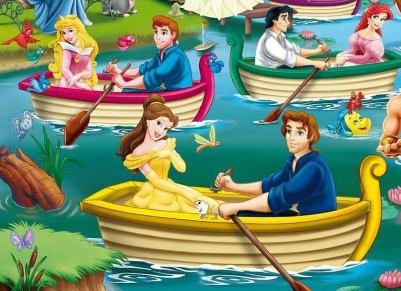 Princesses with their gallants jigsaw puzzle online