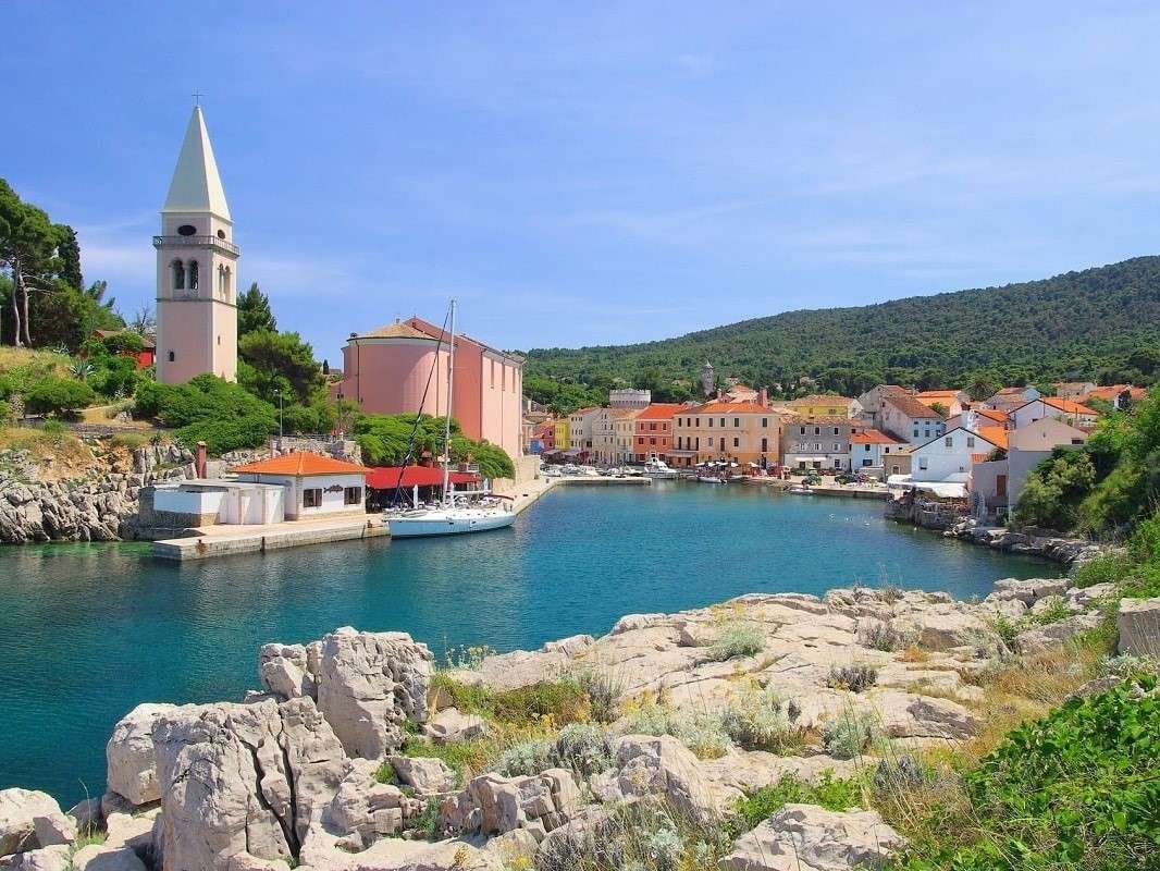 Ilha na Croácia puzzle online