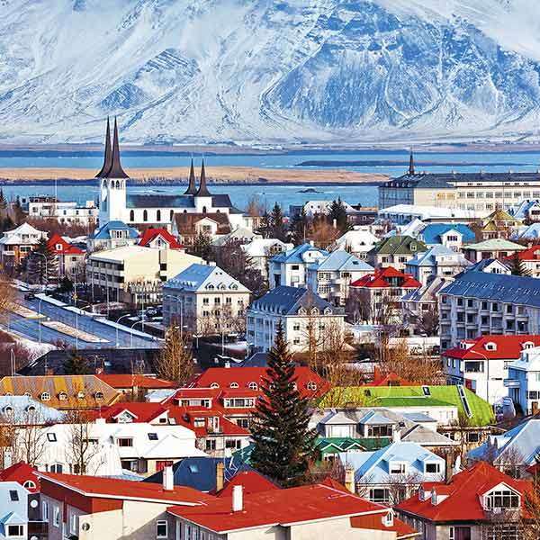 Island - Reykjavik Pussel online