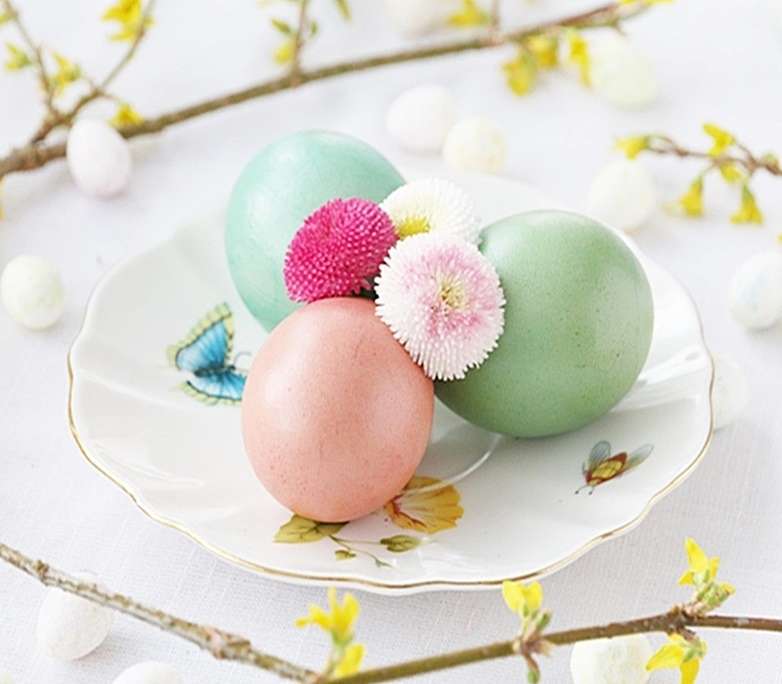 Pasztell húsvéti tojás kirakós online