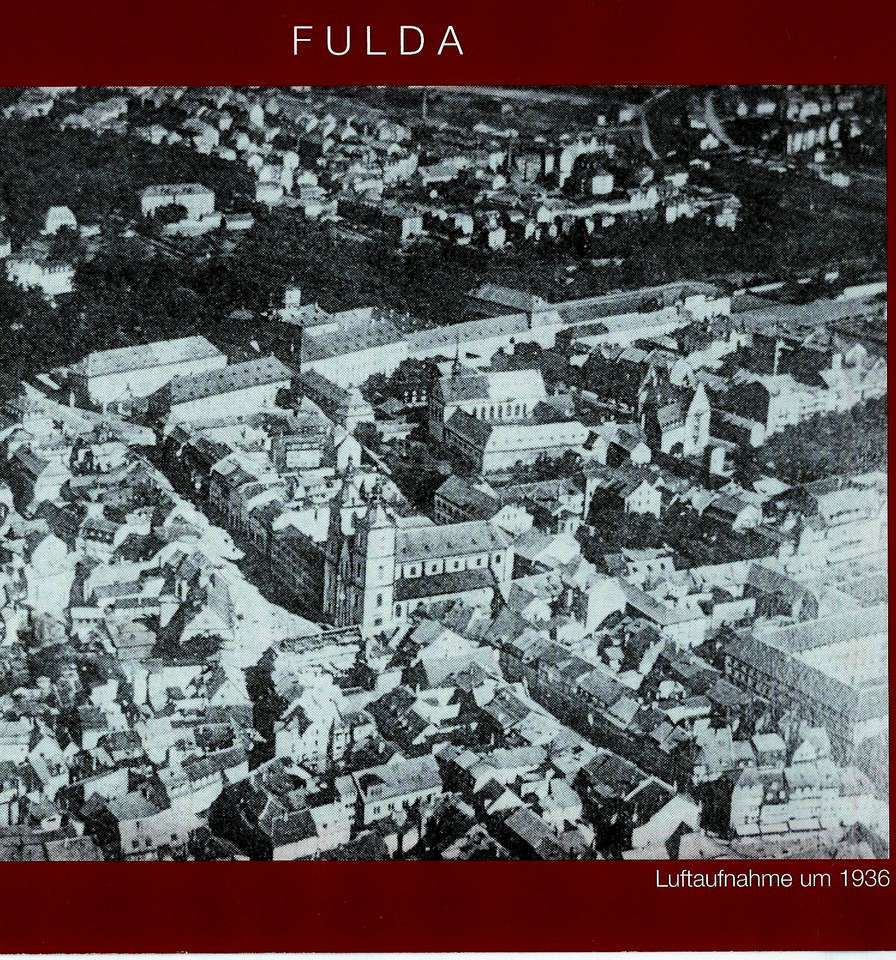 Panorama över Fulda pussel på nätet